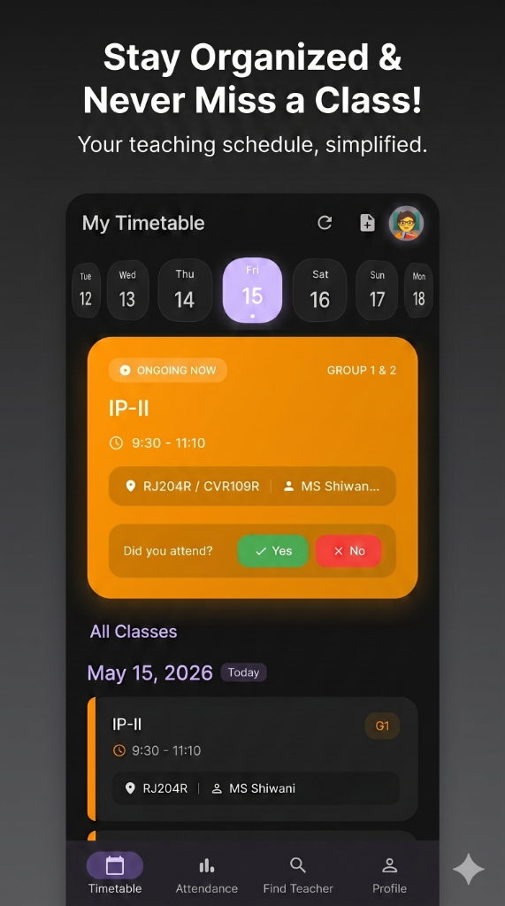 Timetable View
